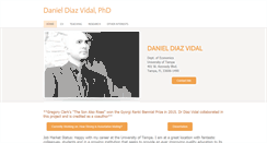 Desktop Screenshot of danieldiazvidal.com