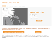 Tablet Screenshot of danieldiazvidal.com